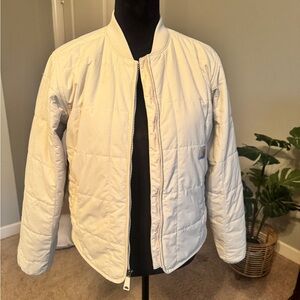 Carhartt rain defender quilted insulated water repellent Jacket. W XS in oatmilk